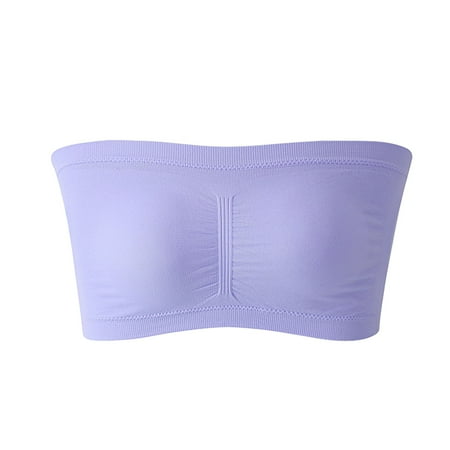 Mackneog Strapless Women Tops For Women orted Solid Color A Line Style Plus Size Bras Bra Purple M Gift on Clearance
Mackneog Strapless Women Tops For Women orted Solid Color A Line Style Plus Size Bras Bra Purple M Gift on Clearance