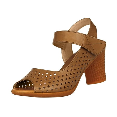Fashion Large Size Thick Heel Hollow Cool Solid Color Retro Sandals Pu sandals for Women Brown
Fashion Large Size Thick Heel Hollow Cool Solid Color Retro Sandals Pu sandals for Women Brown