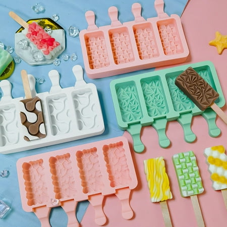 Flexible Ice Cube Mold Heat Resistant Anti-deform 4 Grids DIY Ice Lolly Mold Household Supplies
Flexible Ice Cube Mold Heat Resistant Anti-deform 4 Grids DIY Ice Lolly Mold Household Supplies