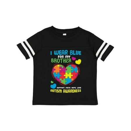 Inktastic I Wear Blue for My Brother Autism Awareness Gift Toddler Boy or Toddler Girl T-Shirt
Inktastic I Wear Blue for My Brother Autism Awareness Gift Toddler Boy or Toddler Girl T-Shirt