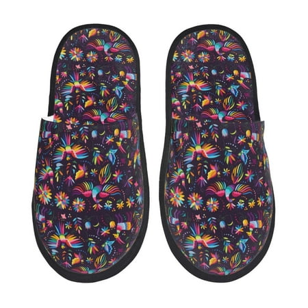 Qokaie Mexican Flowers Birds Print Fuzzy Slippers for Women – Soft Plush Indoor Slippers with EVA Sole Cozy and Comfortable for Home and Travel-Large
Qokaie Mexican Flowers Birds Print Fuzzy Slippers for Women – Soft Plush Indoor Slippers with EVA Sole Cozy and Comfortable for Home and Travel-Large