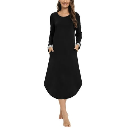 Valcatch Women s Nightgown Crew Neck Long Sleeve Sleep Shirt Loose Comfy Pajamas 3XL
Valcatch Women s Nightgown Crew Neck Long Sleeve Sleep Shirt Loose Comfy Pajamas 3XL