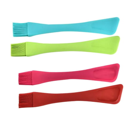 HOMEMAXS 4pcs Heat Resistant Silicone Brush Oil Sauce Cream Brush Silicone Scrapers Spatula For BBQ Cakes Pastries (Red+Light Blue+Green+Rose Red)
HOMEMAXS 4pcs Heat Resistant Silicone Brush Oil Sauce Cream Brush Silicone Scrapers Spatula For BBQ Cakes Pastries (Red+Light Blue+Green+Rose Red)