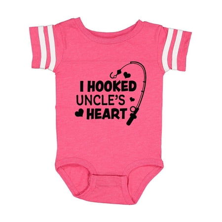 Inktastic I Hooked Uncle s Heart with Fishing Rod Gift Baby Boy or Baby Girl Bodysuit
Inktastic I Hooked Uncle s Heart with Fishing Rod Gift Baby Boy or Baby Girl Bodysuit