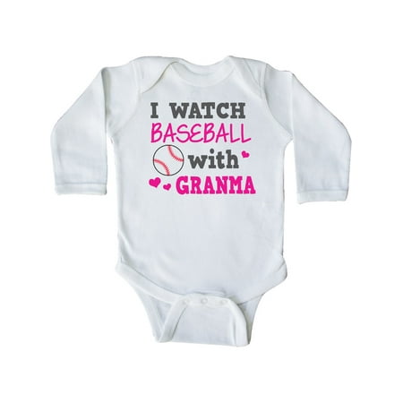 Inktastic I Watch Baseball with My Granma Gift Baby Boy or Baby Girl Long Sleeve Bodysuit
Inktastic I Watch Baseball with My Granma Gift Baby Boy or Baby Girl Long Sleeve Bodysuit