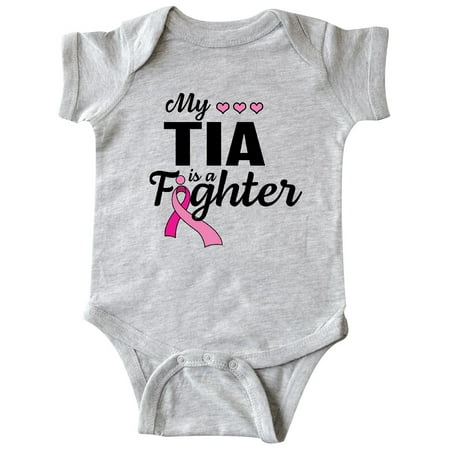Inktastic Breast Cancer Awareness My Tia is a Fighter Gift Baby Boy or Baby Girl Bodysuit
Inktastic Breast Cancer Awareness My Tia is a Fighter Gift Baby Boy or Baby Girl Bodysuit