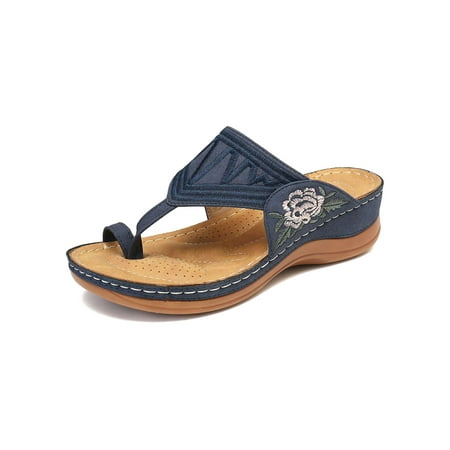 Daeful Womens Fashion Flip Flops Floral Printed Slipper Lightweight Breathable Shoes
Daeful Womens Fashion Flip Flops Floral Printed Slipper Lightweight Breathable Shoes