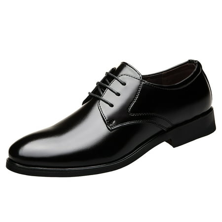 PMUYBHF Leather Boots for Men Men s Business Attire Casual Shoes British Pointed Solid Color Lace up Leather Shoes
PMUYBHF Leather Boots for Men Men s Business Attire Casual Shoes British Pointed Solid Color Lace up Leather Shoes