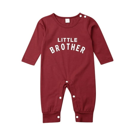 TheFound Infant Baby Boy Little Brother Romper Jumpsuit Bodysuit Winter Clothes Outfits
TheFound Infant Baby Boy Little Brother Romper Jumpsuit Bodysuit Winter Clothes Outfits