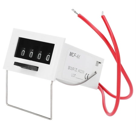 4 Digit Counter Electromagnetic Pulse Counter AC220V For Petroleum Chemical