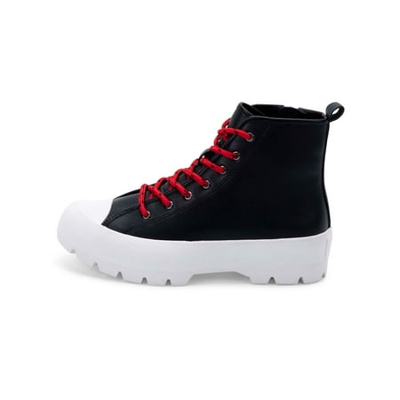 AQUA COLLEGE Womens Black Cushioned Waterproof Breathable Gaia Round Toe Platform Zip-Up Leather Booties 10 M
AQUA COLLEGE Womens Black Cushioned Waterproof Breathable Gaia Round Toe Platform Zip-Up Leather Booties 10 M