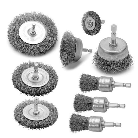 Fovolat Wire Cup Brush Safety Stability Wire Cup Brush Grinder Wire Brush with1/4Inch Hex Shank Efficiently Handle Drill Crimped Cup Wire Wheels Brush Set decent
Fovolat Wire Cup Brush Safety Stability Wire Cup Brush Grinder Wire Brush with1/4Inch Hex Shank Efficiently Handle Drill Crimped Cup Wire Wheels Brush Set decent