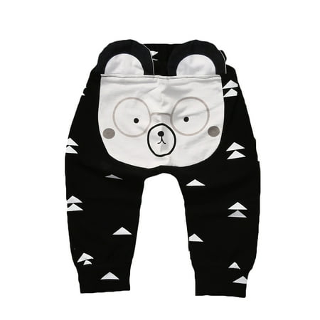 Baby Boys Girls Cartoon Animal Print PP Pants Long Harem Pants