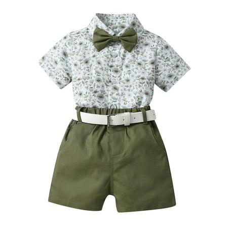 Rovga Boys 2 Piece Outfit Short Sleeve Shirt Tops Shorts With Tie Belt Child Kids Gentleman Outfits Boy Outfits
Rovga Boys 2 Piece Outfit Short Sleeve Shirt Tops Shorts With Tie Belt Child Kids Gentleman Outfits Boy Outfits