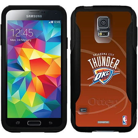 Oklahoma City Thunder Basketball Design on OtterBox Commuter Series Case for Samsung Galaxy S5