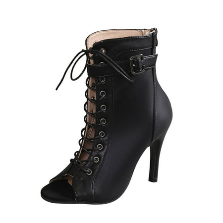 Ladies Fashion Solid Color Leather Open Toe Belt Buckle Thin High Heeled Sandals Versatile Soft Fabric Royally Comfortable
Ladies Fashion Solid Color Leather Open Toe Belt Buckle Thin High Heeled Sandals Versatile Soft Fabric Royally Comfortable
