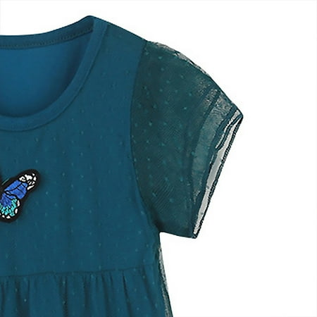 PEASKJP Flowy Dresses for Girls Toddler Girls Short Sleeve Floral Embroidery Tulle Chiffon Pageant Sundress Navy 3-4 Years
PEASKJP Flowy Dresses for Girls Toddler Girls Short Sleeve Floral Embroidery Tulle Chiffon Pageant Sundress Navy 3-4 Years