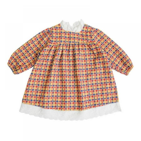 Autumn Winter Girls Kids Dress Knitwear Long Sleeve Plaid Children Lace Round neck Princess Dresses Kids Children Clothing
Autumn Winter Girls Kids Dress Knitwear Long Sleeve Plaid Children Lace Round neck Princess Dresses Kids Children Clothing