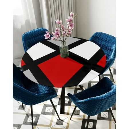 dosili Geometric Figure Red Black Gray Solid Abstract Round Rectangle Waterproof Elastic Tablecloth Home Kitchen Table Cloth Cover
dosili Geometric Figure Red Black Gray Solid Abstract Round Rectangle Waterproof Elastic Tablecloth Home Kitchen Table Cloth Cover