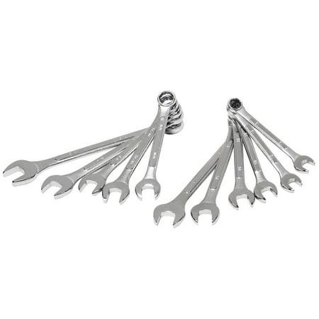 Trades Pro 11 Pc. SAE Combination Wrench Set 1/4 to 7/8 Heat Treated - 836595