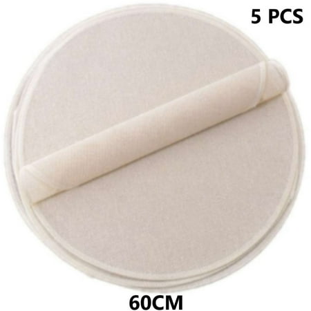 Leke 5Pcs 26-60cm Round Pure Cotton Steamer Cloth Steamed Mat for Dumplings Baking
Leke 5Pcs 26-60cm Round Pure Cotton Steamer Cloth Steamed Mat for Dumplings Baking