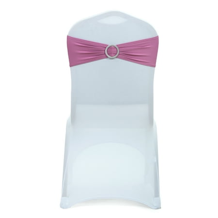 MDS Pack of 100 Spandex Chair Sashes Bow Ties With Buckle for Wedding - Dusty Pink
MDS Pack of 100 Spandex Chair Sashes Bow Ties With Buckle for Wedding - Dusty Pink