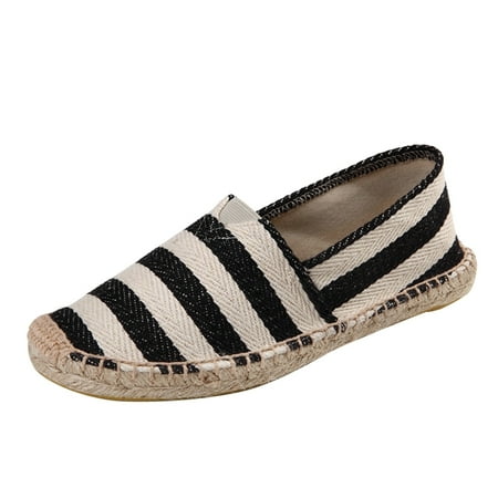 HSMQHJWE High Heels Closed Toe Cute Walking Sandals Ladies Fashion And Leisure Vintage Two Tone Stripe Hand Stitching Espadrilles Canvas Shoes Flat Flip Flops Women
HSMQHJWE High Heels Closed Toe Cute Walking Sandals Ladies Fashion And Leisure Vintage Two Tone Stripe Hand Stitching Espadrilles Canvas Shoes Flat Flip Flops Women