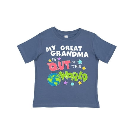 Inktastic My Great Grandma is out of This World Gift Toddler Boy or Toddler Girl T-Shirt
Inktastic My Great Grandma is out of This World Gift Toddler Boy or Toddler Girl T-Shirt