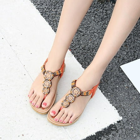 Aayomet Wedge Sandals for Women Leather Flat Sandals Women With Rhinestone Sandals Orange 6.5
Aayomet Wedge Sandals for Women Leather Flat Sandals Women With Rhinestone Sandals Orange 6.5