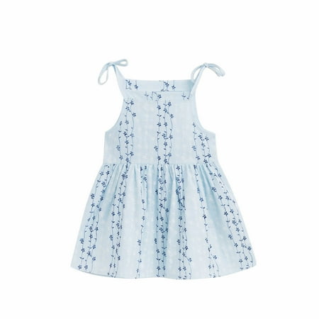 EHTMSAK Infant Baby Toddler Child Children Kids Striped Dress for Girls Square Neck Summer Dresses Sleeveless Sundress Light blue 9M-4Y 120
EHTMSAK Infant Baby Toddler Child Children Kids Striped Dress for Girls Square Neck Summer Dresses Sleeveless Sundress Light blue 9M-4Y 120