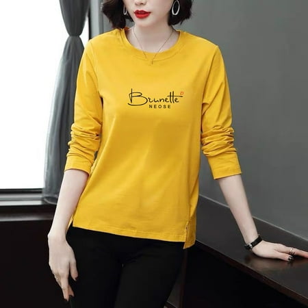 Swim Shirts for Woman Long Sleeve Workout Tops for Women Printed Round Neck Womens Sun Shirt Women s Rash Guard Shirts Yellow XL
Swim Shirts for Woman Long Sleeve Workout Tops for Women Printed Round Neck Womens Sun Shirt Women s Rash Guard Shirts Yellow XL