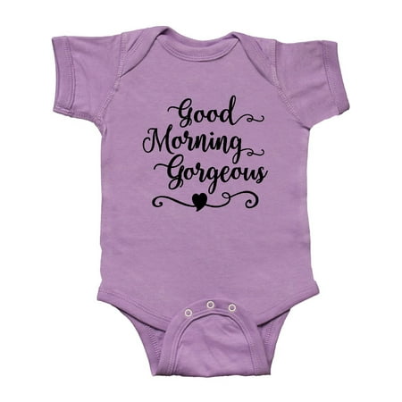 Inktastic Good Morning Gorgeous Gift Baby Girl Bodysuit