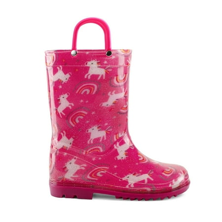 Bocca Kids Cherry Rainbow Rain Boots for Toddler Girls Sizes 1