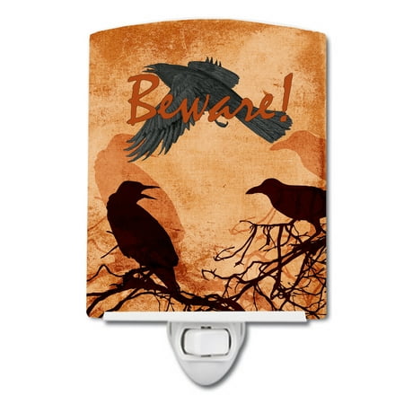 Caroline s Treasures SB3009CNL Beware of the Black Crows Halloween Ceramic Night Light 6x4x3 multicolor
Caroline s Treasures SB3009CNL Beware of the Black Crows Halloween Ceramic Night Light 6x4x3 multicolor