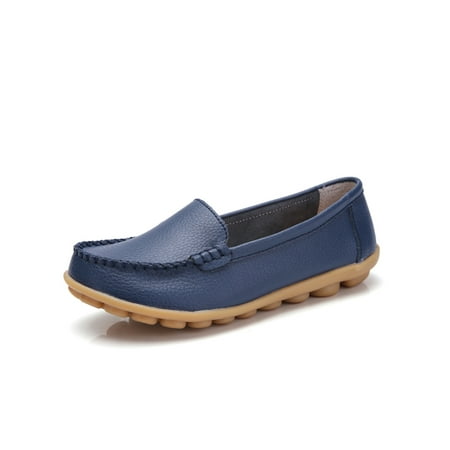 Ritualay Ladies Flats Anti-Slip Loafers Slip On Casual Shoes Breathable Stitching Moccasin Loafer Womens Women Round Toe Nurse Shoe Dark Blue 7
Ritualay Ladies Flats Anti-Slip Loafers Slip On Casual Shoes Breathable Stitching Moccasin Loafer Womens Women Round Toe Nurse Shoe Dark Blue 7