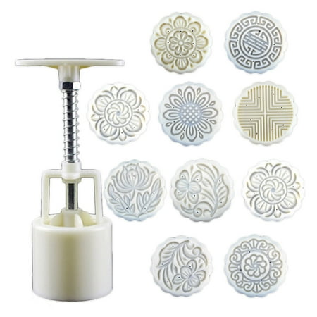 SUOAGIN 100g Mooncake Mold 10pcs Stamps Barrel Hand Press Moon Cake Pastry Mould DIY Bakware Mid-autumn Festival
SUOAGIN 100g Mooncake Mold 10pcs Stamps Barrel Hand Press Moon Cake Pastry Mould DIY Bakware Mid-autumn Festival