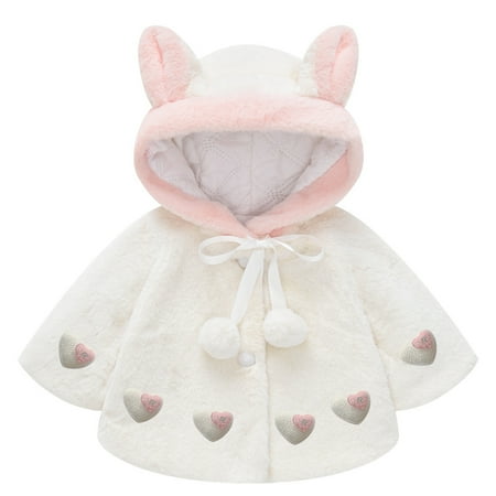 Dadaria Toddler Sweater 1-5Y Kids Baby Girls Solid Outwear Warm Hooded Coat Princess Cloak Cape White 110 Toddler
Dadaria Toddler Sweater 1-5Y Kids Baby Girls Solid Outwear Warm Hooded Coat Princess Cloak Cape White 110 Toddler
