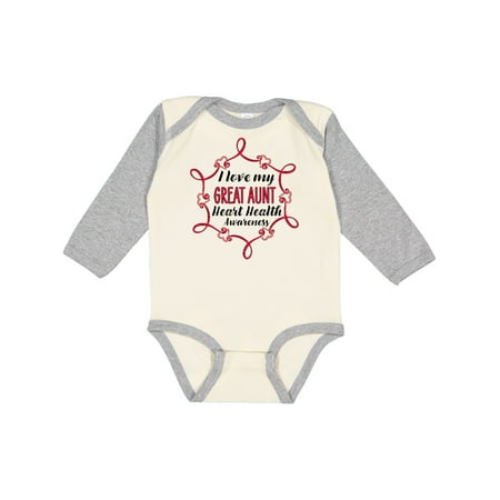 Inktastic I Love My Great Aunt Heart Health Awareness Gift Baby Boy or Baby Girl Long Sleeve Bodysuit
Inktastic I Love My Great Aunt Heart Health Awareness Gift Baby Boy or Baby Girl Long Sleeve Bodysuit