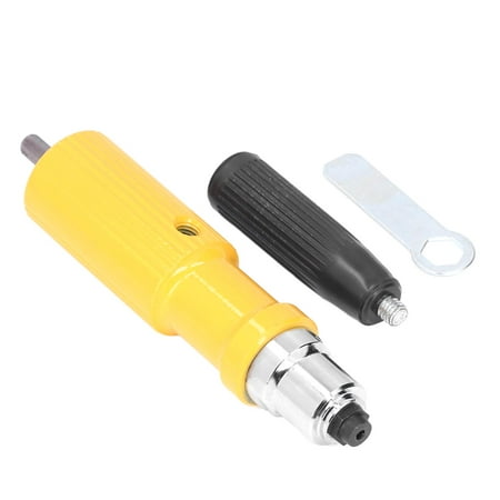 Rivet Adapter Drill Riveting Tool Labor Saving Plastic Handle For DIY
Rivet Adapter Drill Riveting Tool Labor Saving Plastic Handle For DIY