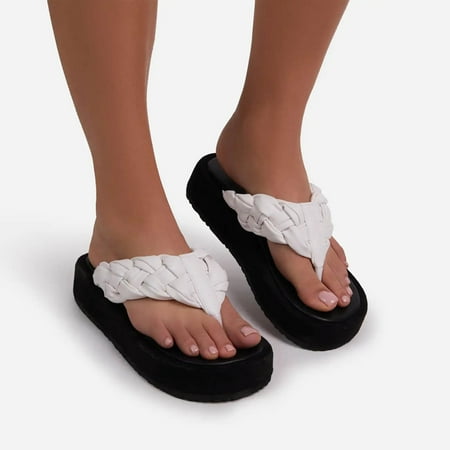 Dpityserensio Summer New Fashion Casual Outdoor Mid-heel Women s One-line Slope Heel Slippers Sandals for Women White 10.5(43)
Dpityserensio Summer New Fashion Casual Outdoor Mid-heel Women s One-line Slope Heel Slippers Sandals for Women White 10.5(43)