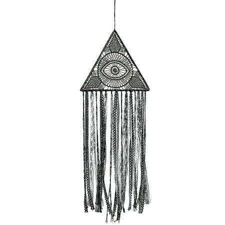 HOMEMAXS Hand-woven Triangle Eye Dream Catcher Pendant Lace Hanging Ornaments Dream Catcher Decorations for Home Living Room Balcony (Black)
HOMEMAXS Hand-woven Triangle Eye Dream Catcher Pendant Lace Hanging Ornaments Dream Catcher Decorations for Home Living Room Balcony (Black)