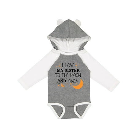 Inktastic I Love My Sister To The Moon and Back Boys or Girls Long Sleeve Baby Bodysuit
Inktastic I Love My Sister To The Moon and Back Boys or Girls Long Sleeve Baby Bodysuit