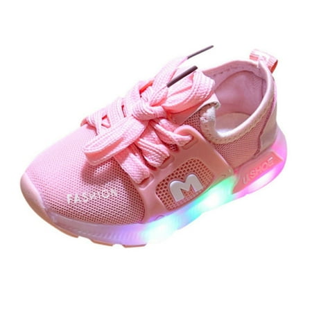 Binmer Children Baby Girls Boys Letter Crystal Led Light Luminous Running Sport Shoes
Binmer Children Baby Girls Boys Letter Crystal Led Light Luminous Running Sport Shoes