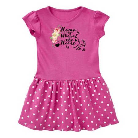 Inktastic Massachusetts Home is Where The Heart is with Watercolor Floral Gift Baby Girl Dress
Inktastic Massachusetts Home is Where The Heart is with Watercolor Floral Gift Baby Girl Dress
