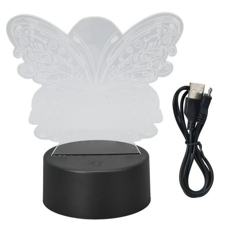 3D Insect Lamp Unique 3D Butterfly Design Seven Colors Touch Control USB Or Battery Safe Durable Acrylic 3D Night Light
3D Insect Lamp Unique 3D Butterfly Design Seven Colors Touch Control USB Or Battery Safe Durable Acrylic 3D Night Light