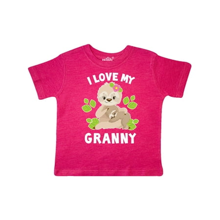 Inktastic Cute Sloth I Love My Granny with Green Leaves Gift Toddler Boy or Toddler Girl T-Shirt
Inktastic Cute Sloth I Love My Granny with Green Leaves Gift Toddler Boy or Toddler Girl T-Shirt