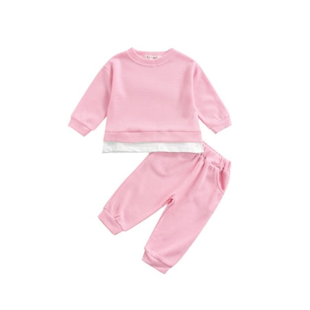 Toddler Baby Boy Girl Outfits Kids Knit Long Sleeve Round Neck T-Shirt Tops+Pocket Pants Leggings
Toddler Baby Boy Girl Outfits Kids Knit Long Sleeve Round Neck T-Shirt Tops+Pocket Pants Leggings
