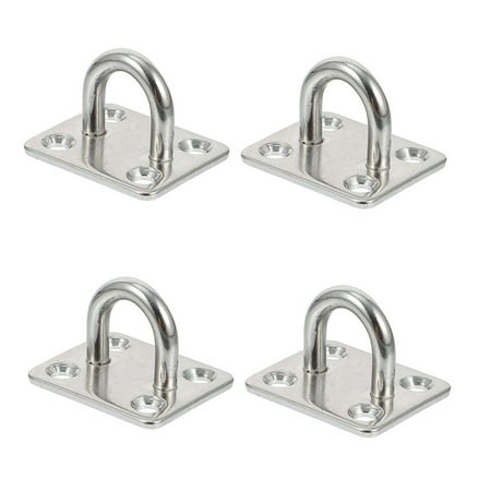 Hook 4 Pcs U-shaped Hammock Square Fixing Plates Coat Hangers Ceiling Fitness Stainless Steel
Hook 4 Pcs U-shaped Hammock Square Fixing Plates Coat Hangers Ceiling Fitness Stainless Steel