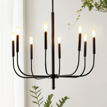 JONATHAN Y Collier 27.25 8-Light Modern Mid-Century Iron LED Chandelier by JONATHAN Y Oil Rubbed Bronze Bronze
JONATHAN Y Collier 27.25 8-Light Modern Mid-Century Iron LED Chandelier by JONATHAN Y Oil Rubbed Bronze Bronze