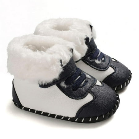 Girls Boys Warm Winter Boots Kids Outdoor Snow Boot Soft Anti-slip Sole Cute PU Leather Toddler First Walkers Shoes (12-18 Months) 3/L Size
Girls Boys Warm Winter Boots Kids Outdoor Snow Boot Soft Anti-slip Sole Cute PU Leather Toddler First Walkers Shoes (12-18 Months) 3/L Size